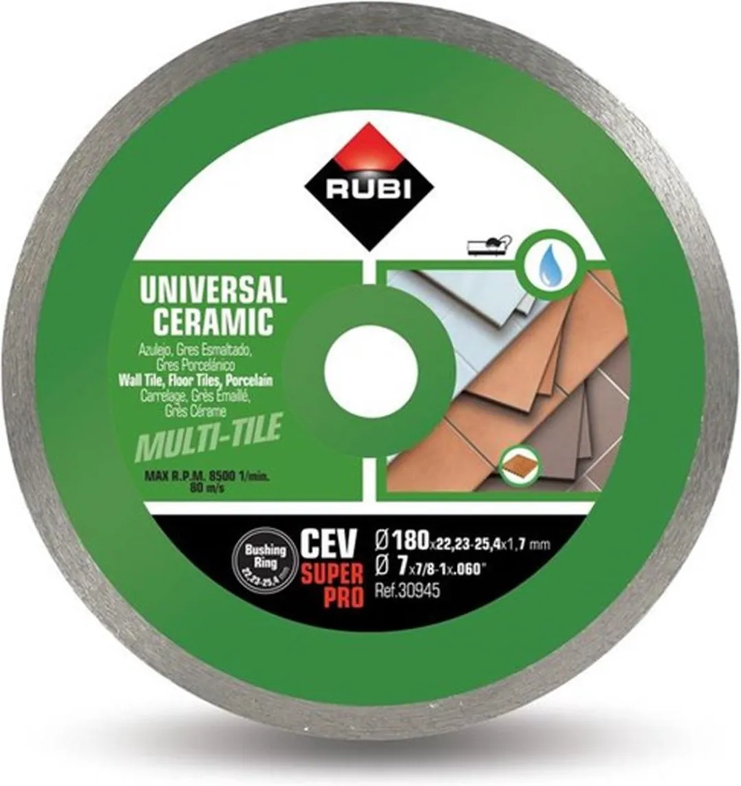 Rubi CEV 180 SUPERPRO Diamantschijf 180mm