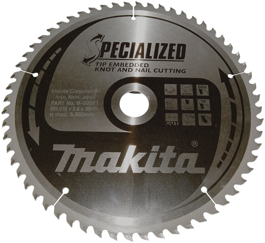 Makita B-33211 Zaagblad 270x30x60Z