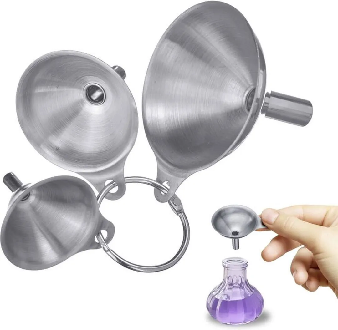 Westmark Trechterset RVS 3 Stuks - Ø 4,5/5,5/7,5cm