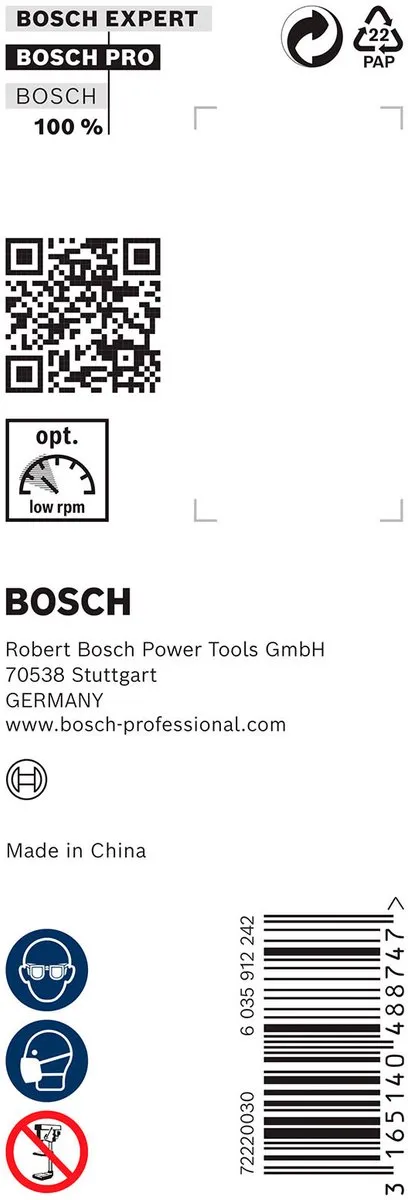Bosch Professional Slangenboor 18x160mm - Hout