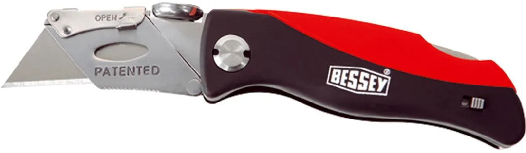 Bessey Knipmes Erdi 160mm - 5 Reservemesjes - Zwart/Rood/Chroom