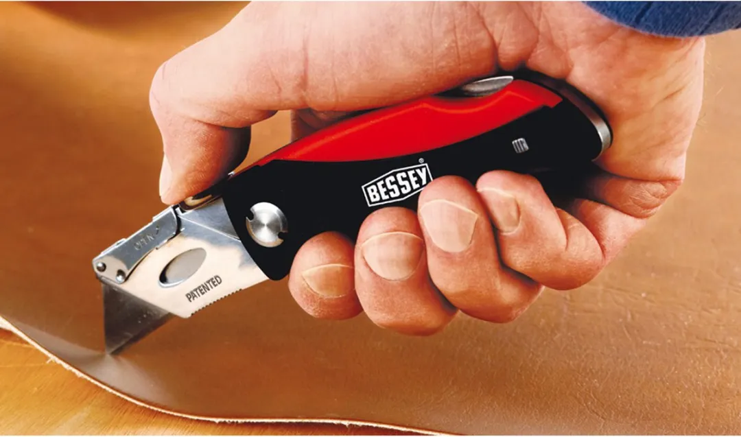 Bessey Knipmes Erdi 160mm - 5 Reservemesjes - Zwart/Rood/Chroom