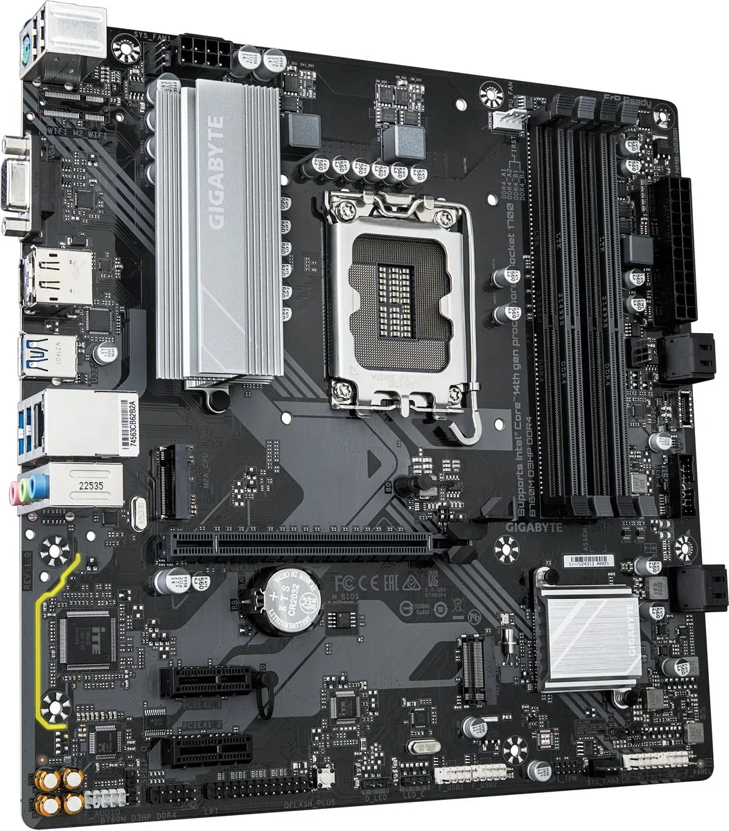 Gigabyte B760M D3HP DDR4 Moederbord - microATX