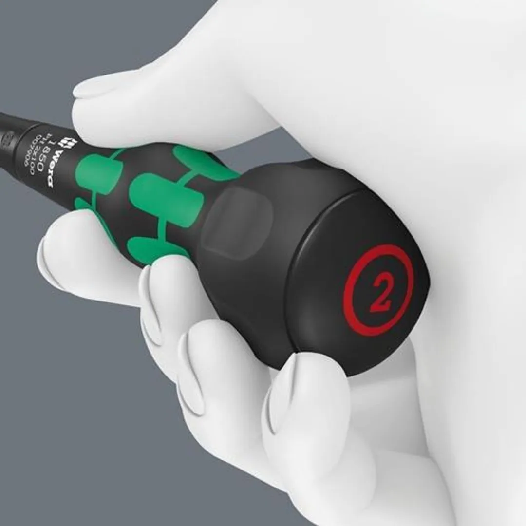 Wera 007905 Schroevendraaier PH 1 - 50mm - Zwart/Groen
