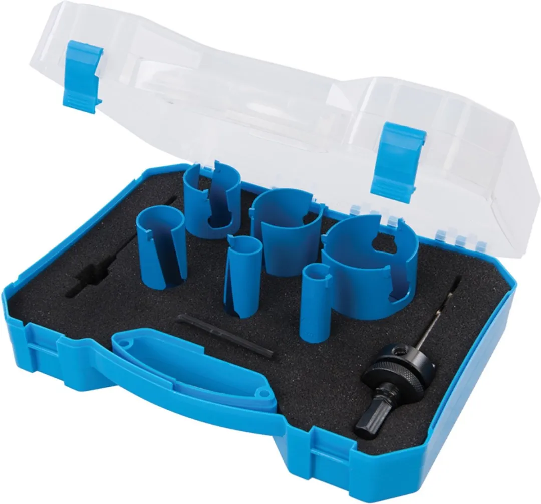 Silverline Multi TCT Gatenzaagset 9-delig Ø19-57mm