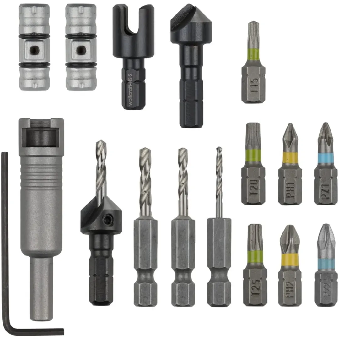 Wolfcraft Flipbit Set 17-delig 3086000