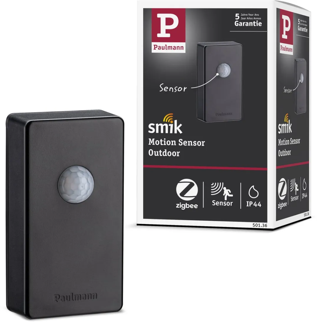 Paulmann Sensor Smart Home Zigbee 3.0 Outdoor IP44 - Zwart