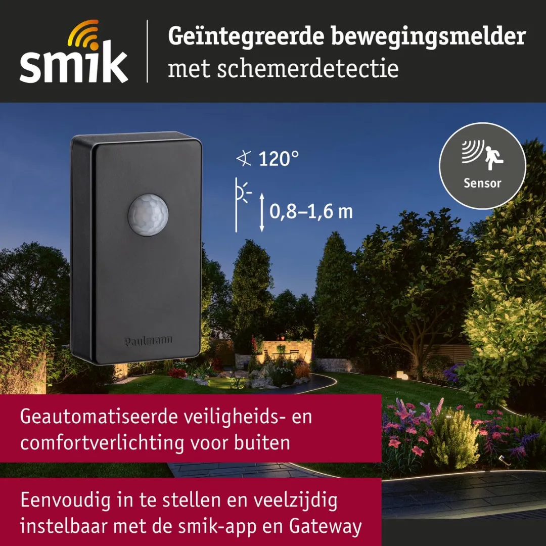 Paulmann Sensor Smart Home Zigbee 3.0 Outdoor IP44 - Zwart - afbeelding 6 van 6