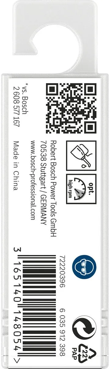 Bosch Professional HSS-G DUBBELBOOR 3.3mm - 10 Stuks