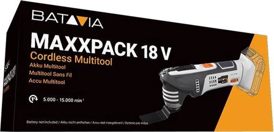 Batavia 7062510 Accu Multitool 18V - 9 Stuks