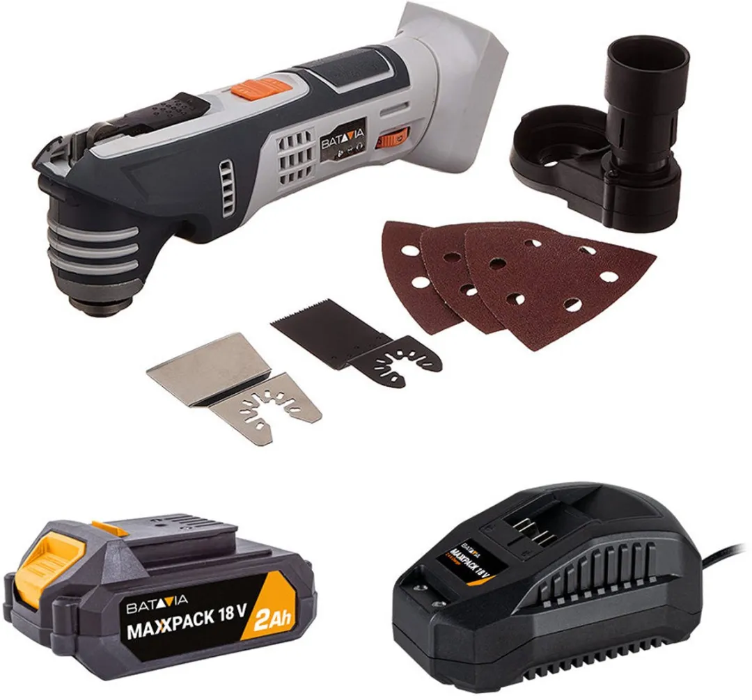 Batavia 7062510 Accu Multitool 18V - 9 Stuks
