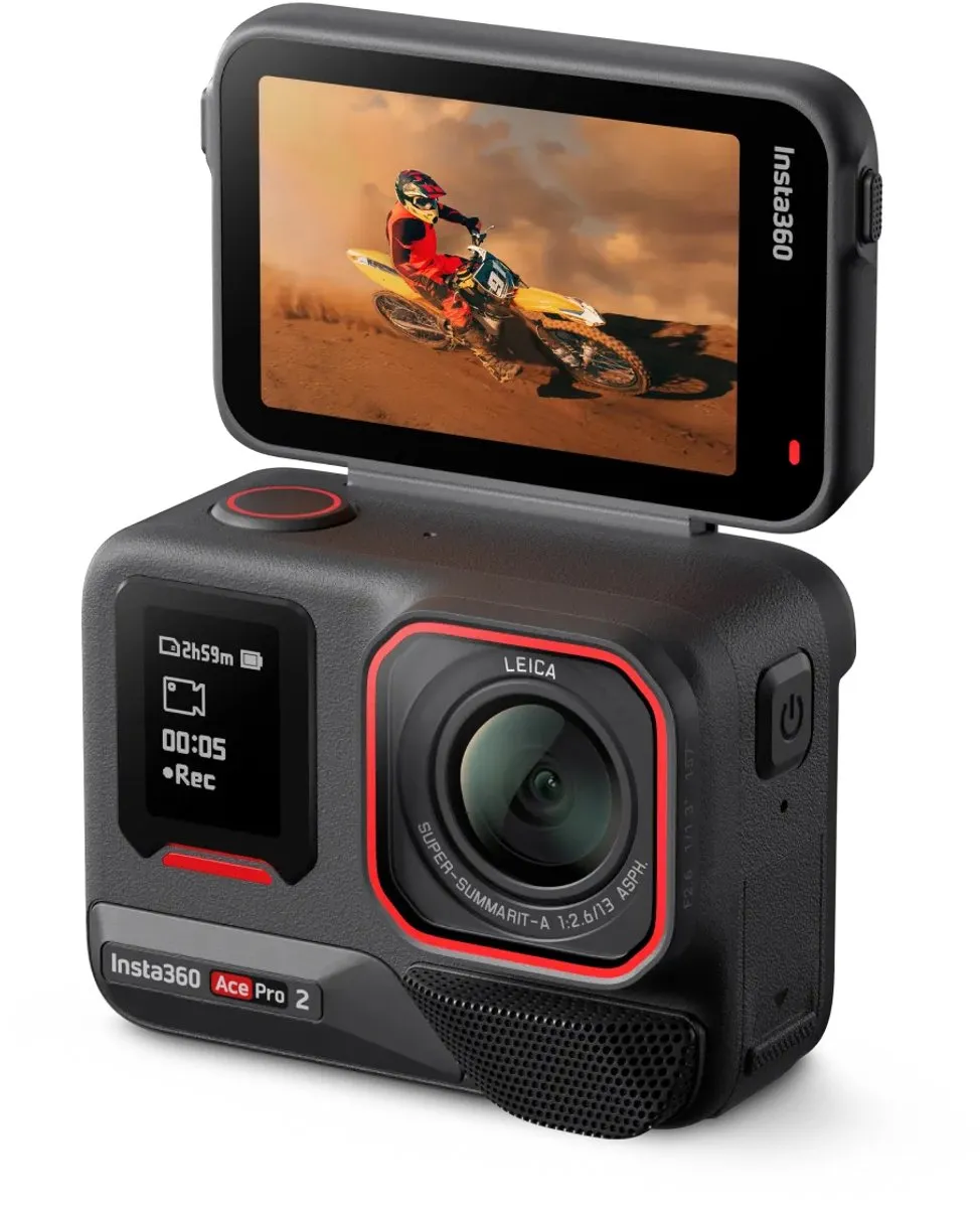 Insta360 Ace Pro 2 CINSBBGA_2 Actioncam - 2x Batterijen - Zwart