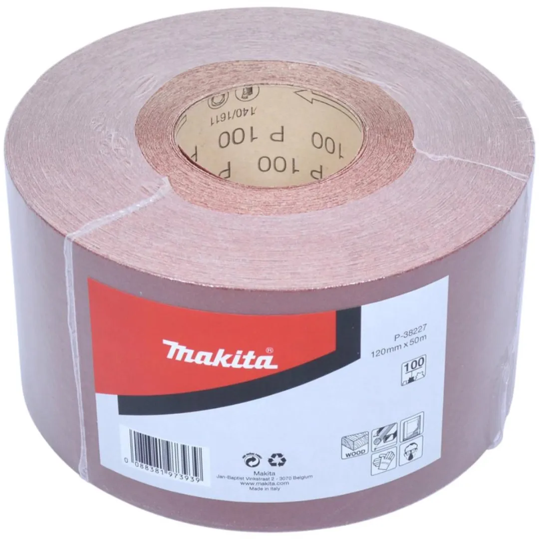 Makita Schuurpapierrol K100 120mm x 50m