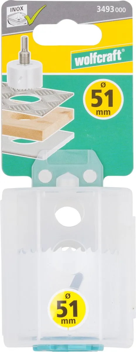 Wolfcraft Gatenzaag 51mm BiM 3493000 - 51mm