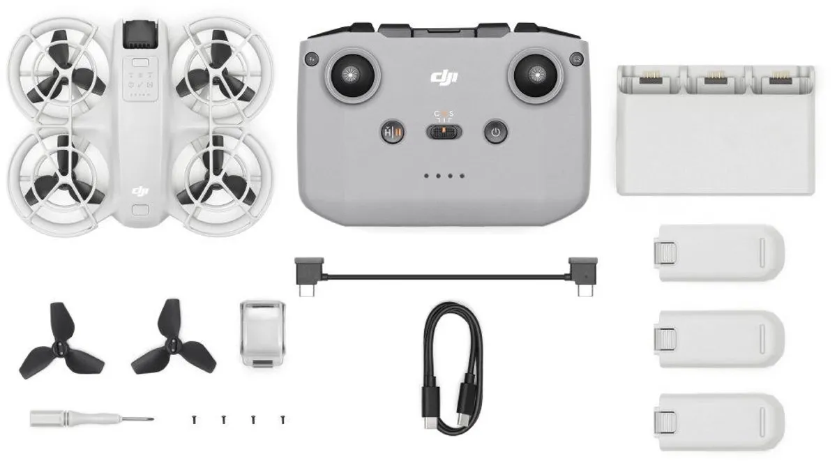 DJI Neo 4K Drone Wit - 3 Accu's
