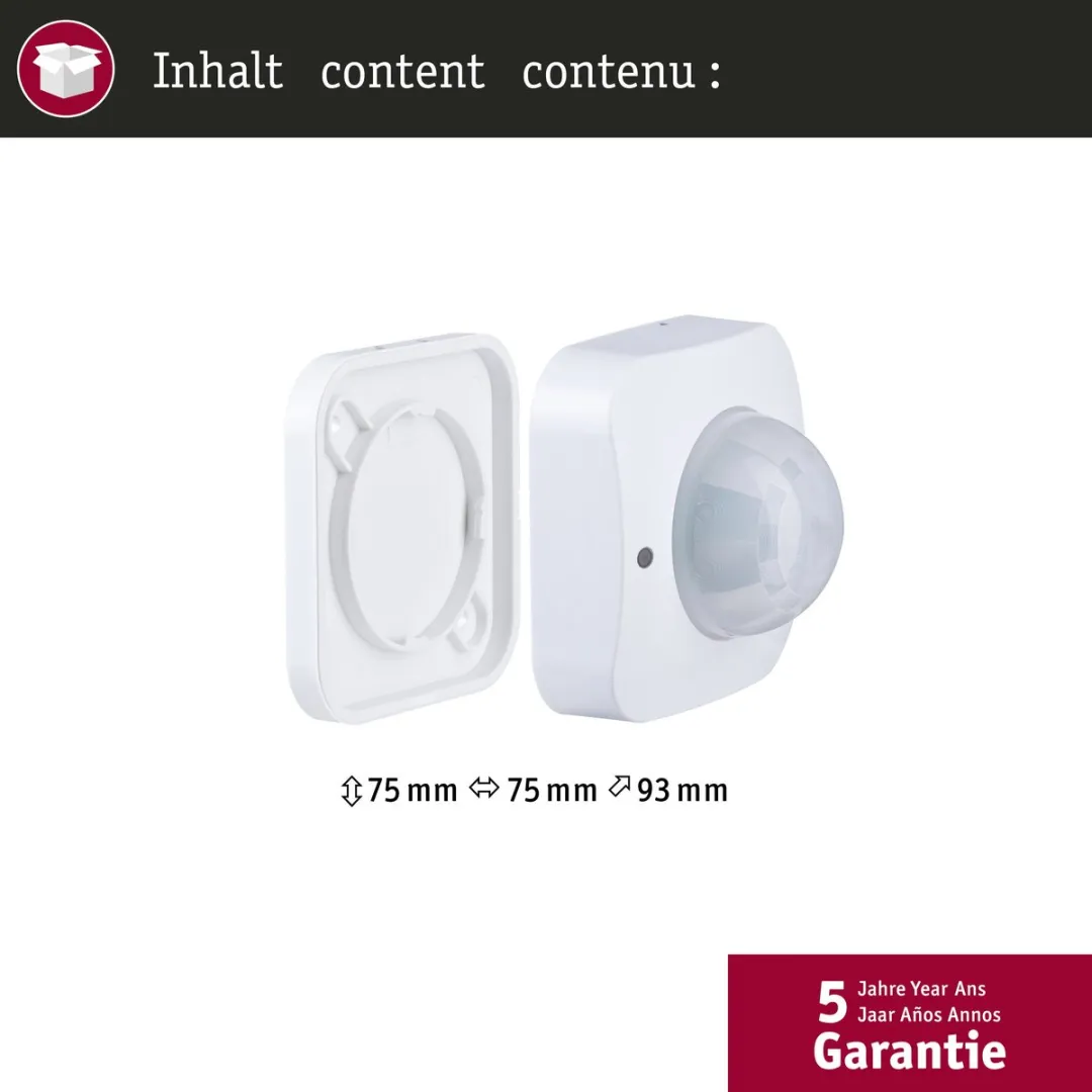 Paulmann Sensor Smart Home Zigbee 3.0 Bewegingsensor - 3 Stuks