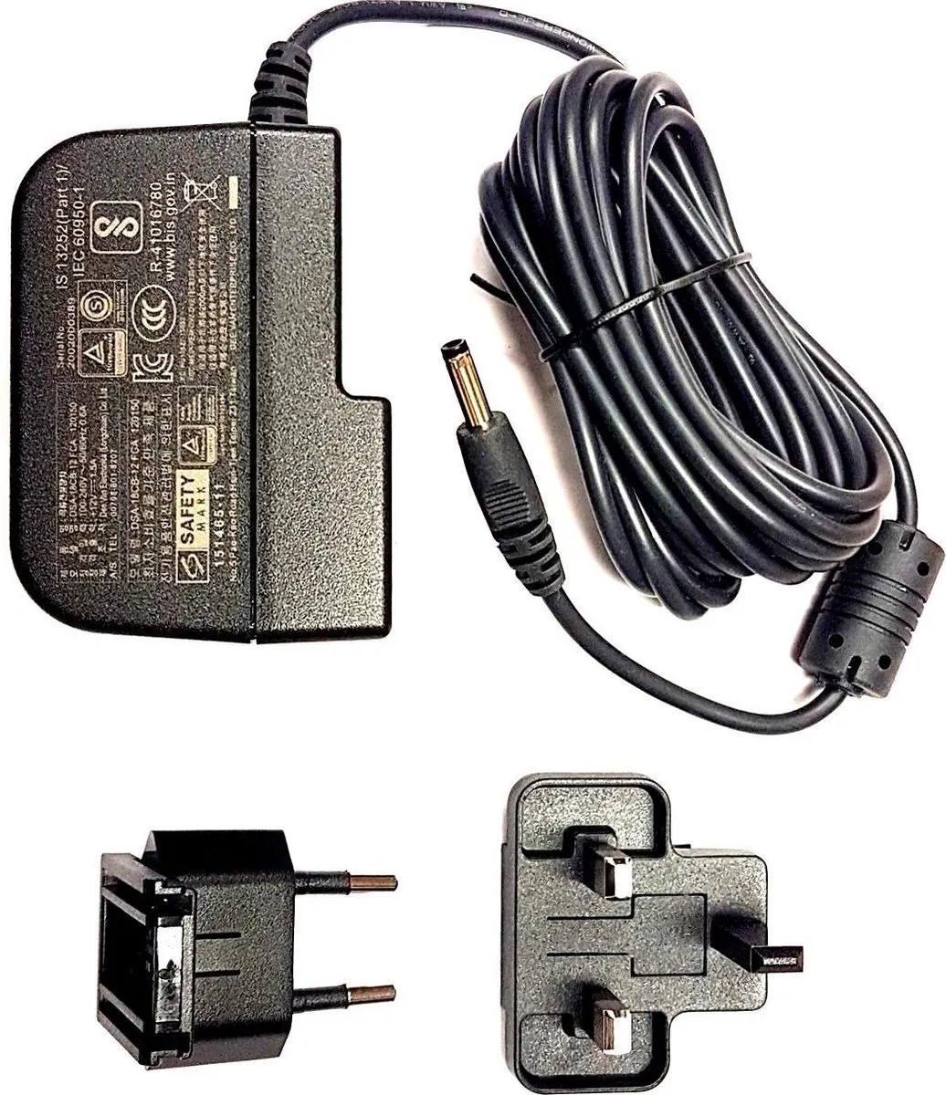 Logitech Power Adapter 12V/1.5A 518012281 - Zwart