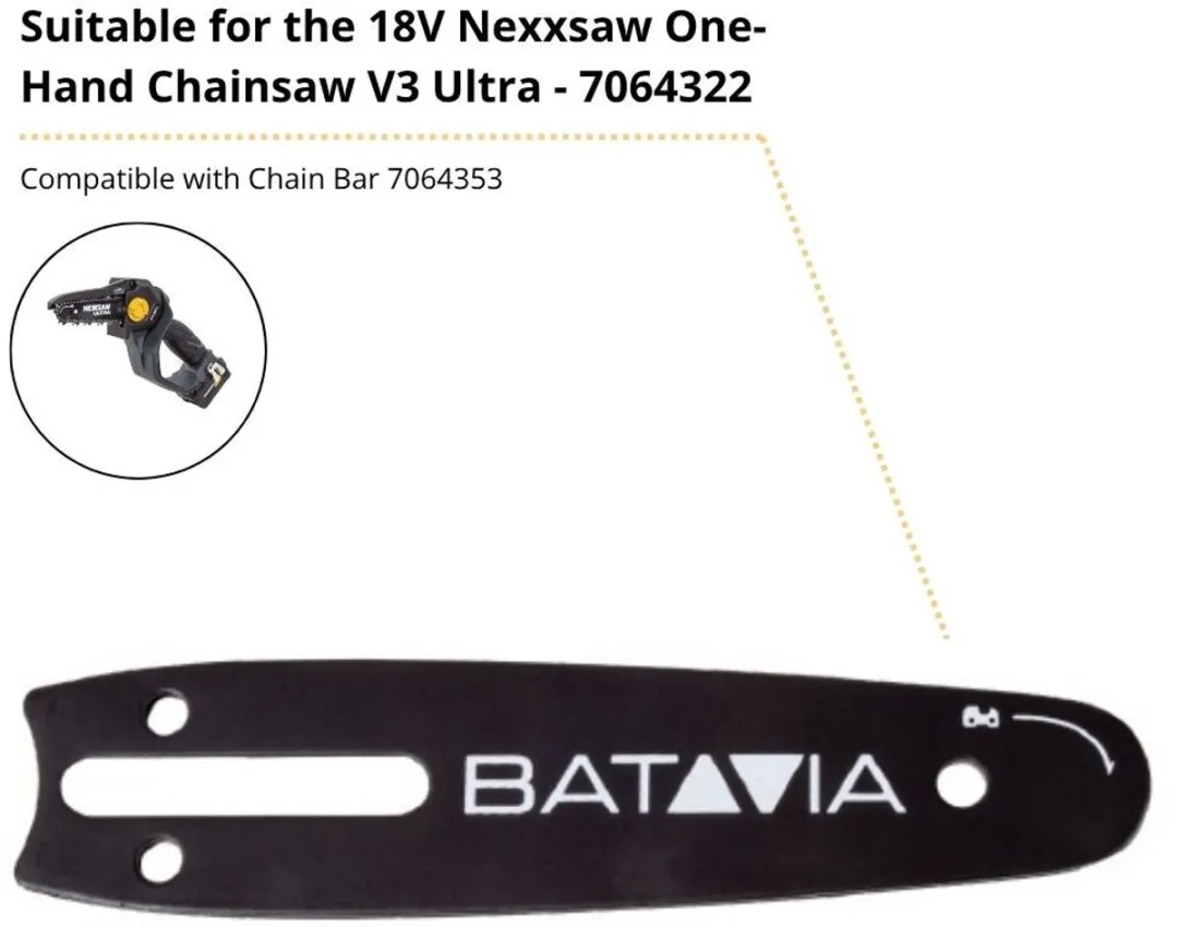 Batavia 18V Nexxsaw Kettingzaag 205mm - Brushless