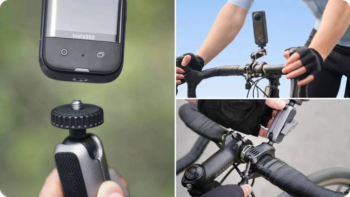 Insta360 X3 2007153922 Fiets Combo - 72MP - 64GB - Zwart