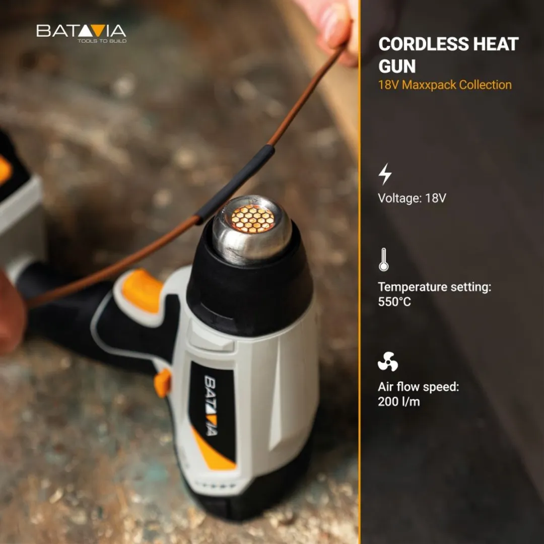 Batavia 18V Accu Heteluchtpistool 7064918 - 2.0Ah - afbeelding 6 van 6