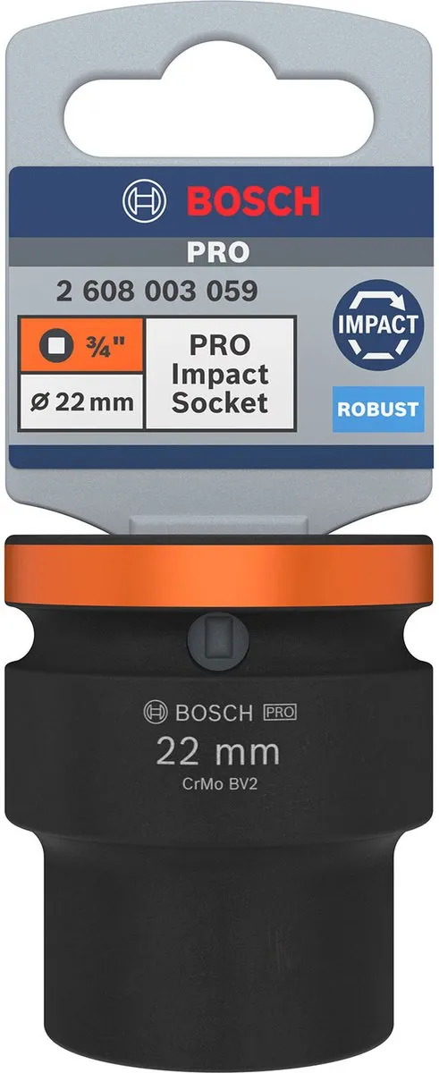 Bosch Professional Slagmoerdoos 22mm 3/4" - 2608003059