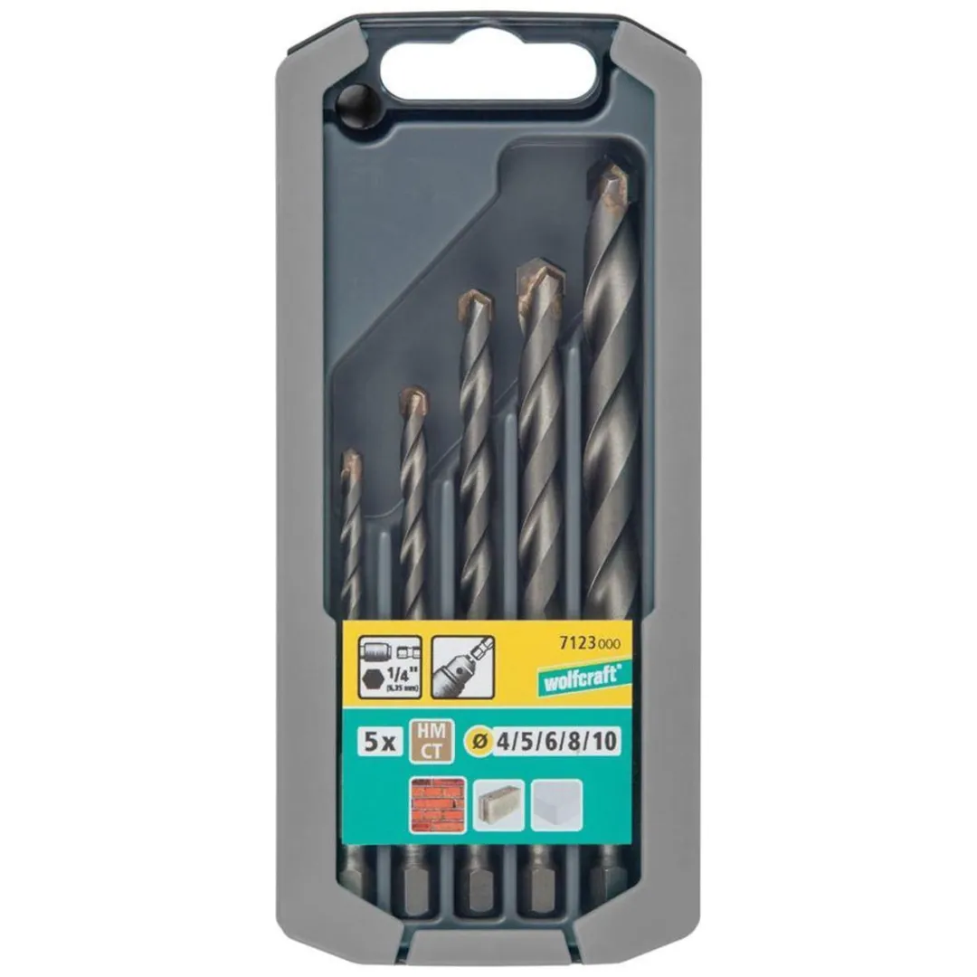 Wolfcraft Steenboor Set 7123000