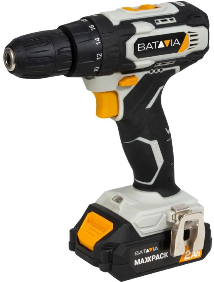 Batavia Accu 18V Boormachine 7065183 - 2 Snelheden - 18 Ncm