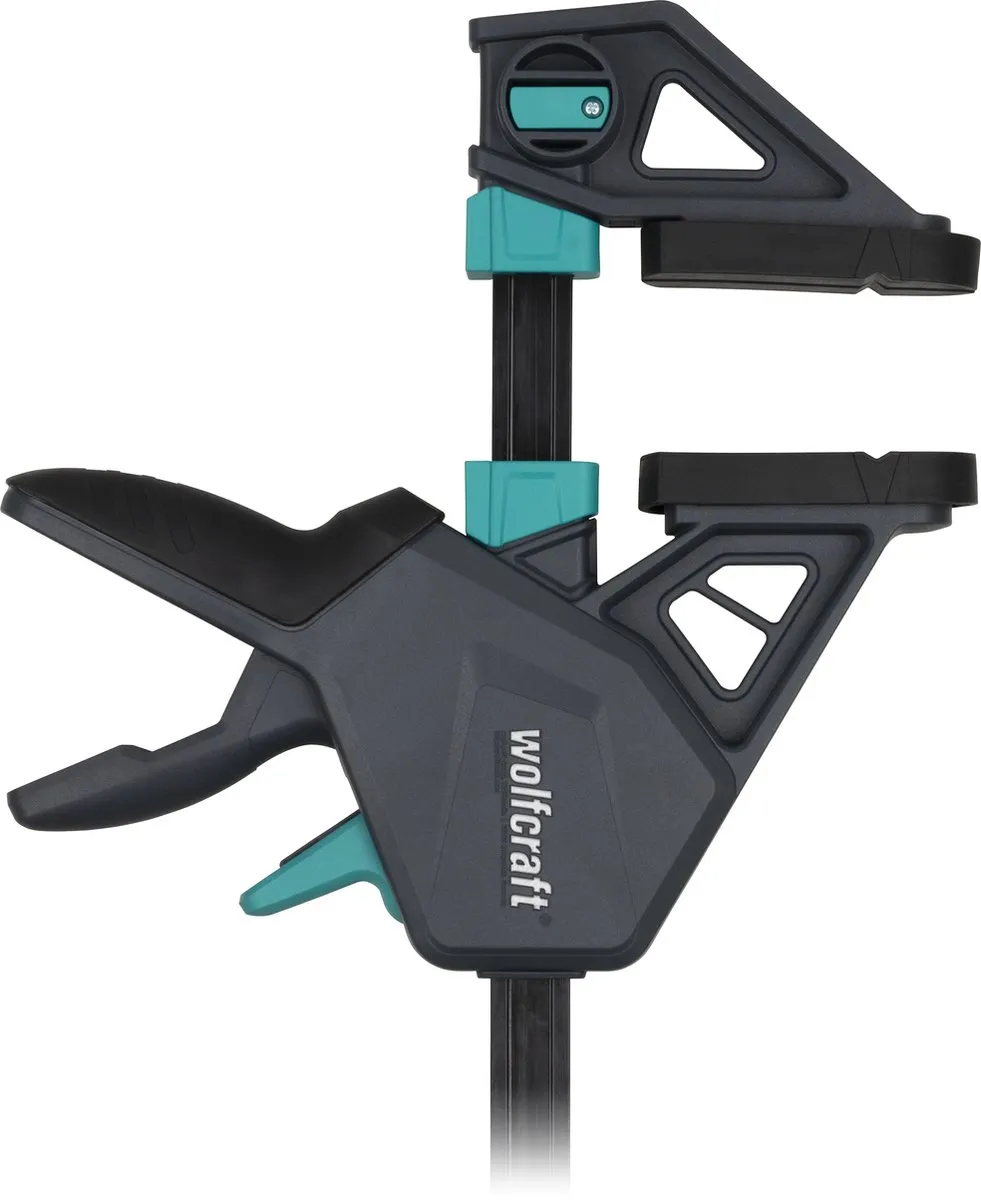 Wolfcraft Lijmklem PRO MAX 150mm - 3070000 - Zwart