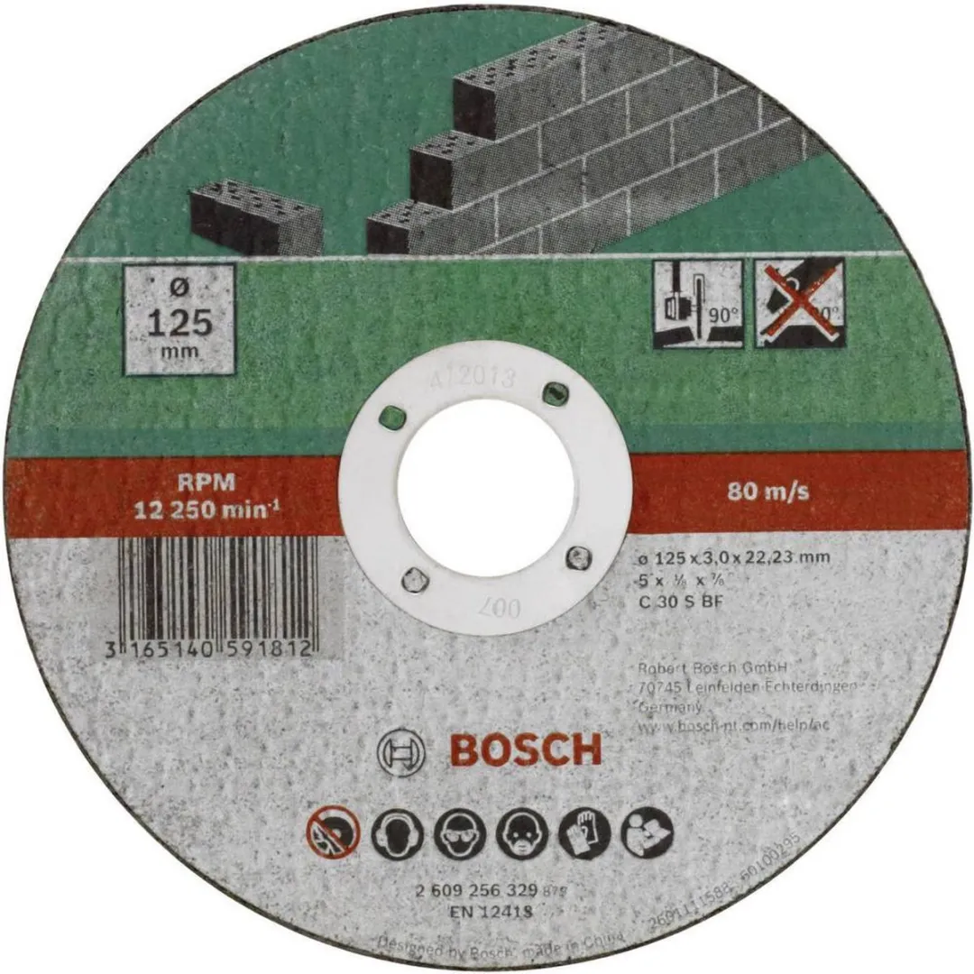 Bosch Doorslijpschijf Steen 125x2,5mm - 22,23mm As