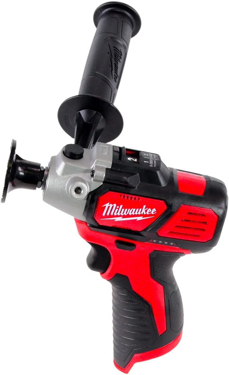 Milwaukee M12 BPS-0 Subcompactpolijstmachine 12V - 76mm - 6 Accessoires