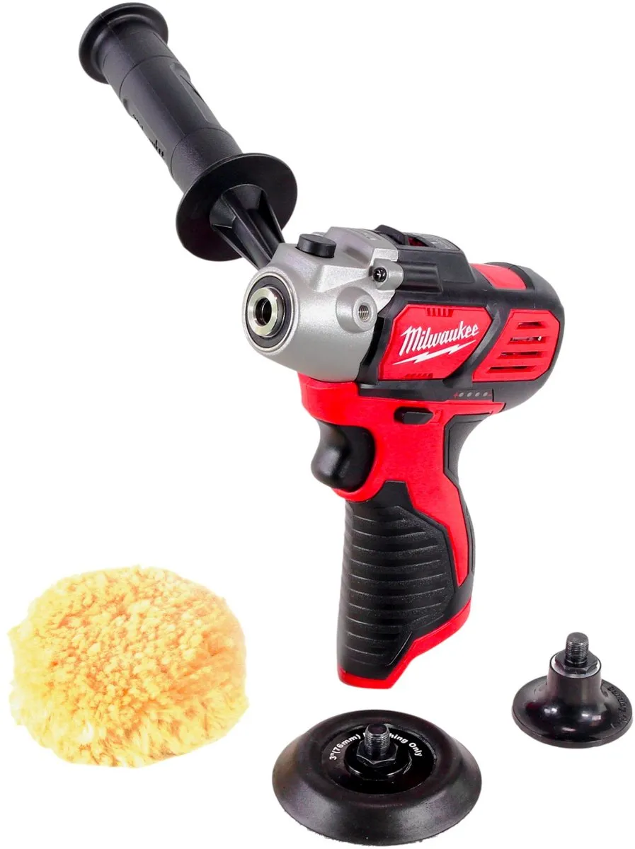Milwaukee M12 BPS-0 Subcompactpolijstmachine 12V - 76mm - 6 Accessoires