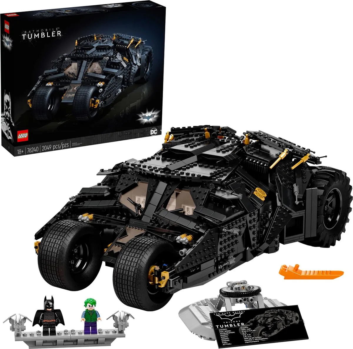 LEGO DC Batman Batmobile Tumbler 76240 - 2049 Stukken - afbeelding 2 van 6