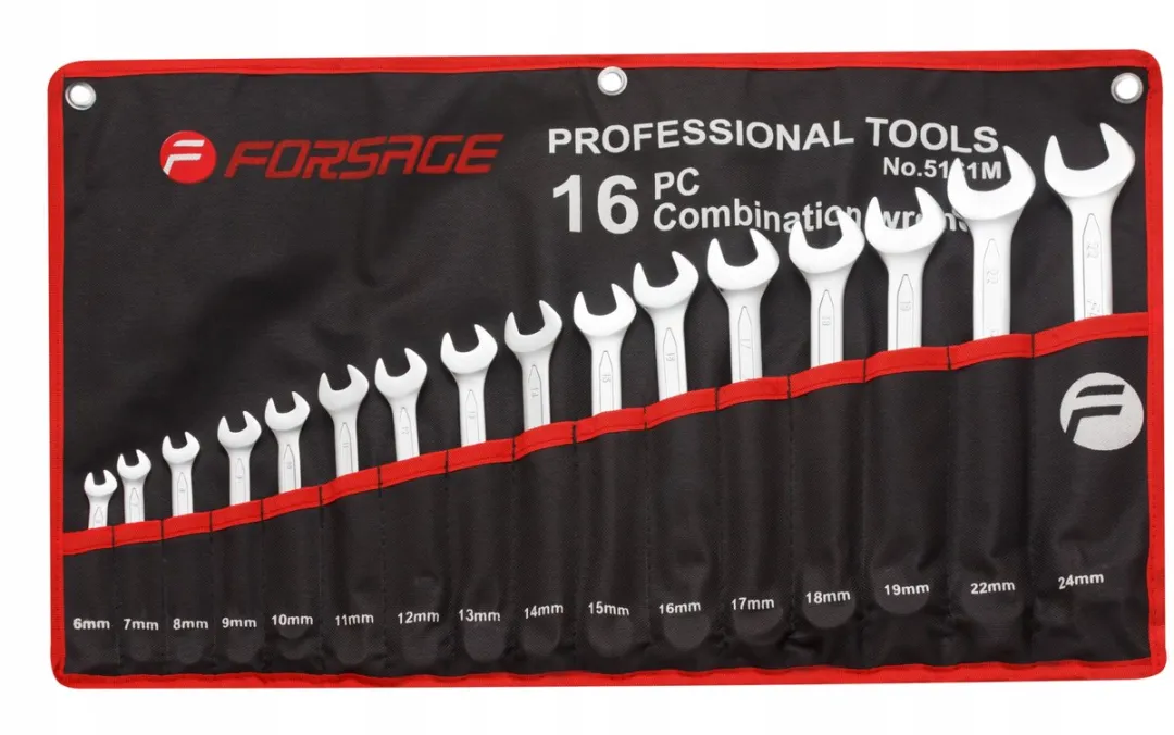 Forsage F-5161M Ringsteeksleutel Set 16-delig 6-24mm