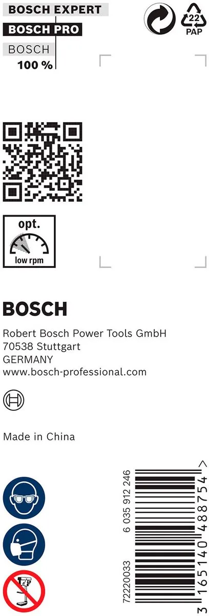 Bosch Professional Slangenboor 20x160mm - Hout - 2608585705