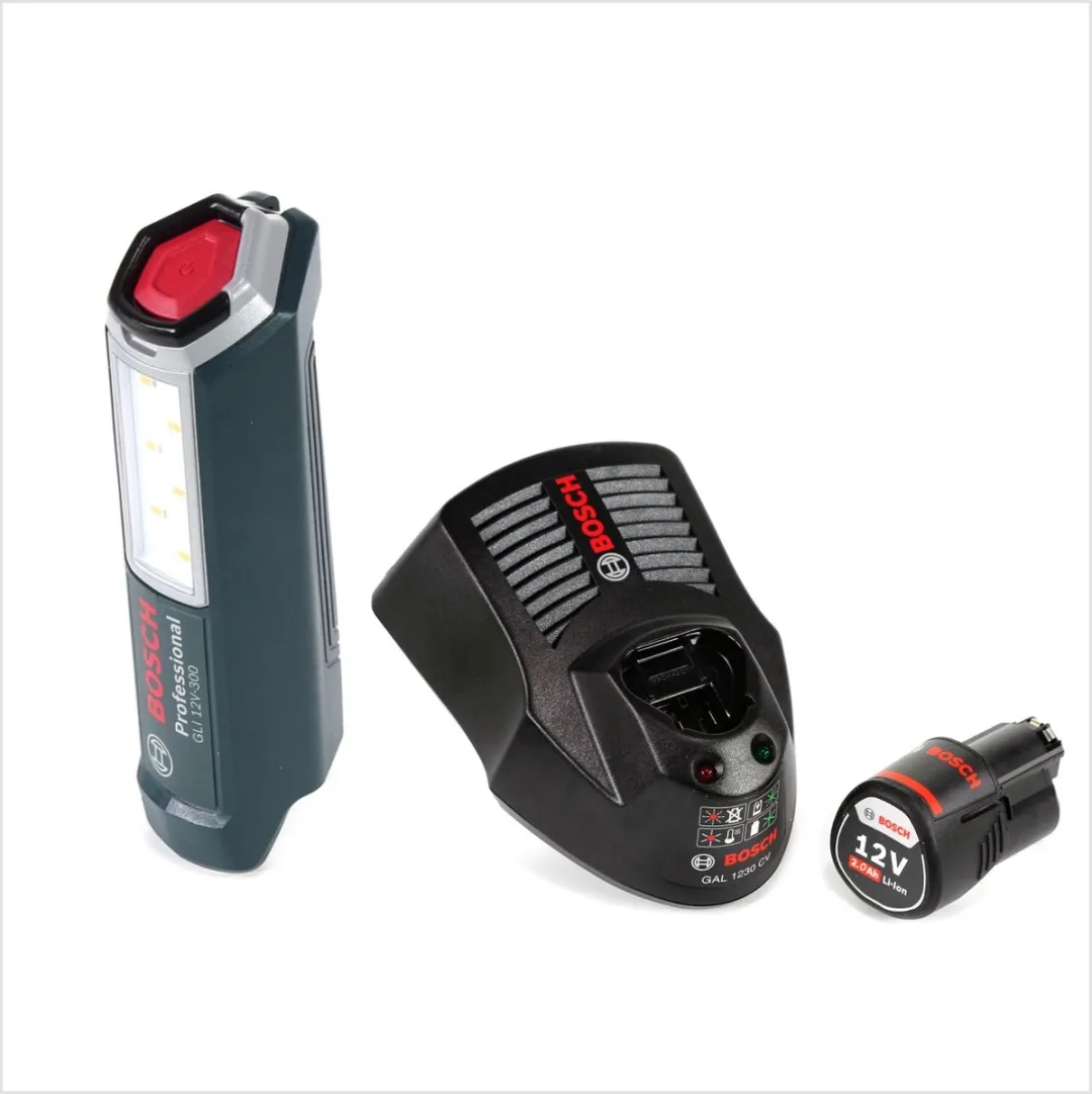 Bosch Professional GLI 12V-300 Acculamp - 6 Lichtpunten - 20 Stuks (3x6) - afbeelding 3 van 5