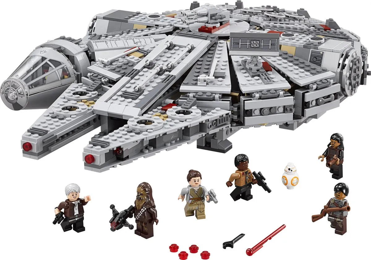 LEGO Star Wars Millennium Falcon 75105 - 1330 Stenen - afbeelding 3 van 6