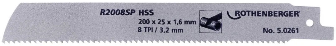 Rothenberger HSS Pijpzaagblad 200x25x1,6mm