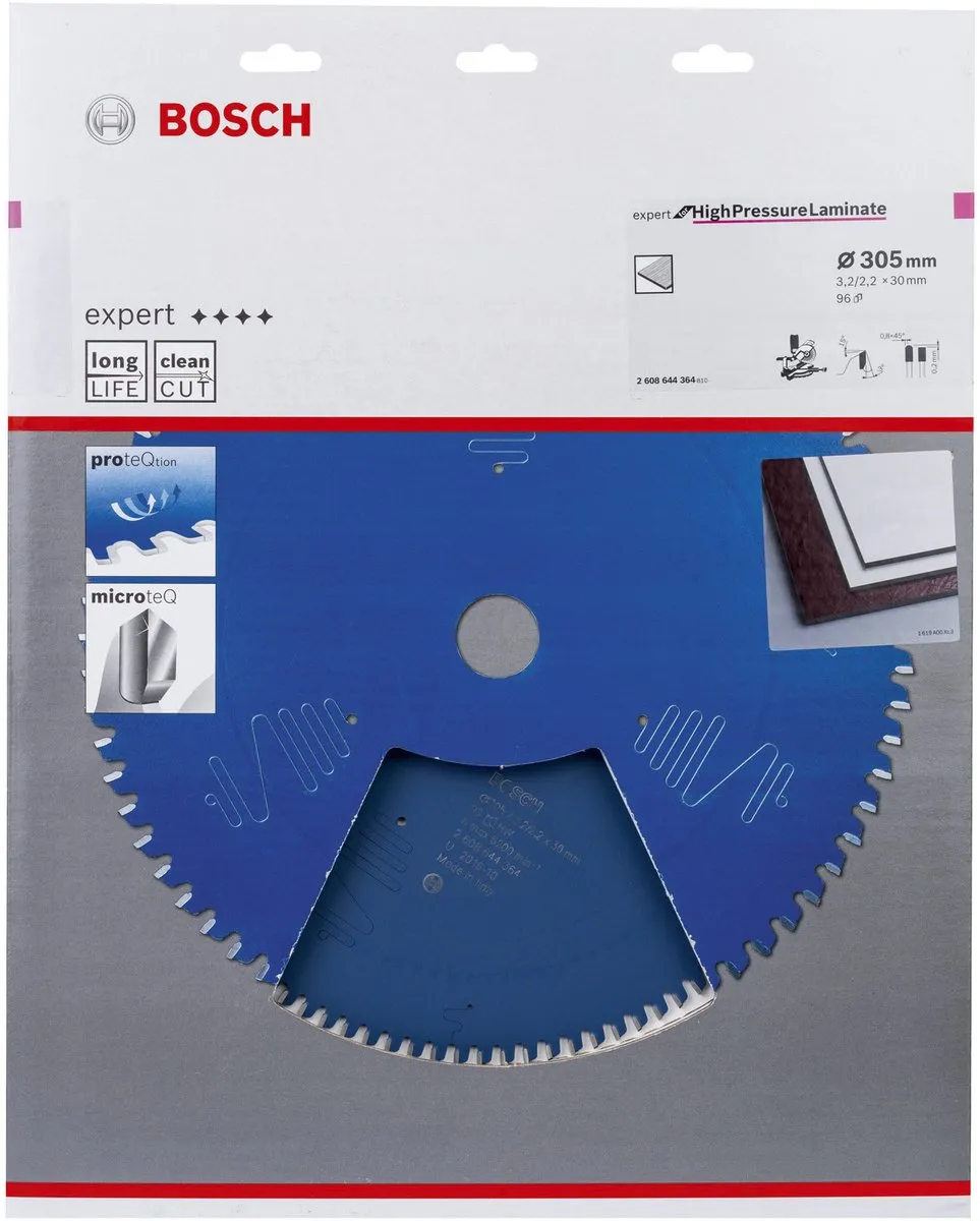 Bosch Blad Expert for High Pressure Laminate 3 305mm - 96 Tanden