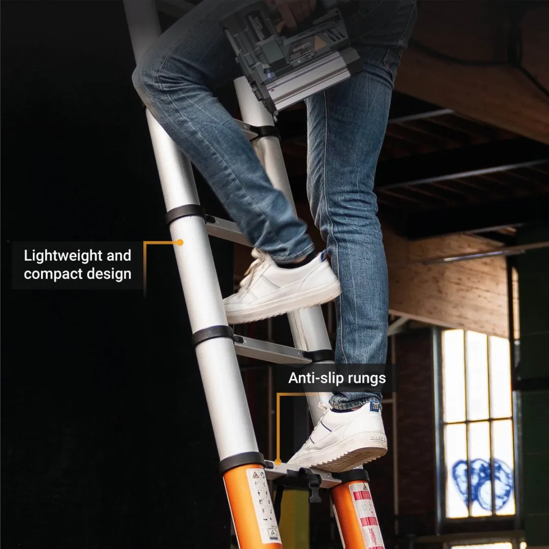Batavia Telescopische Ladder 381cm - SoftClose - Max 150kg