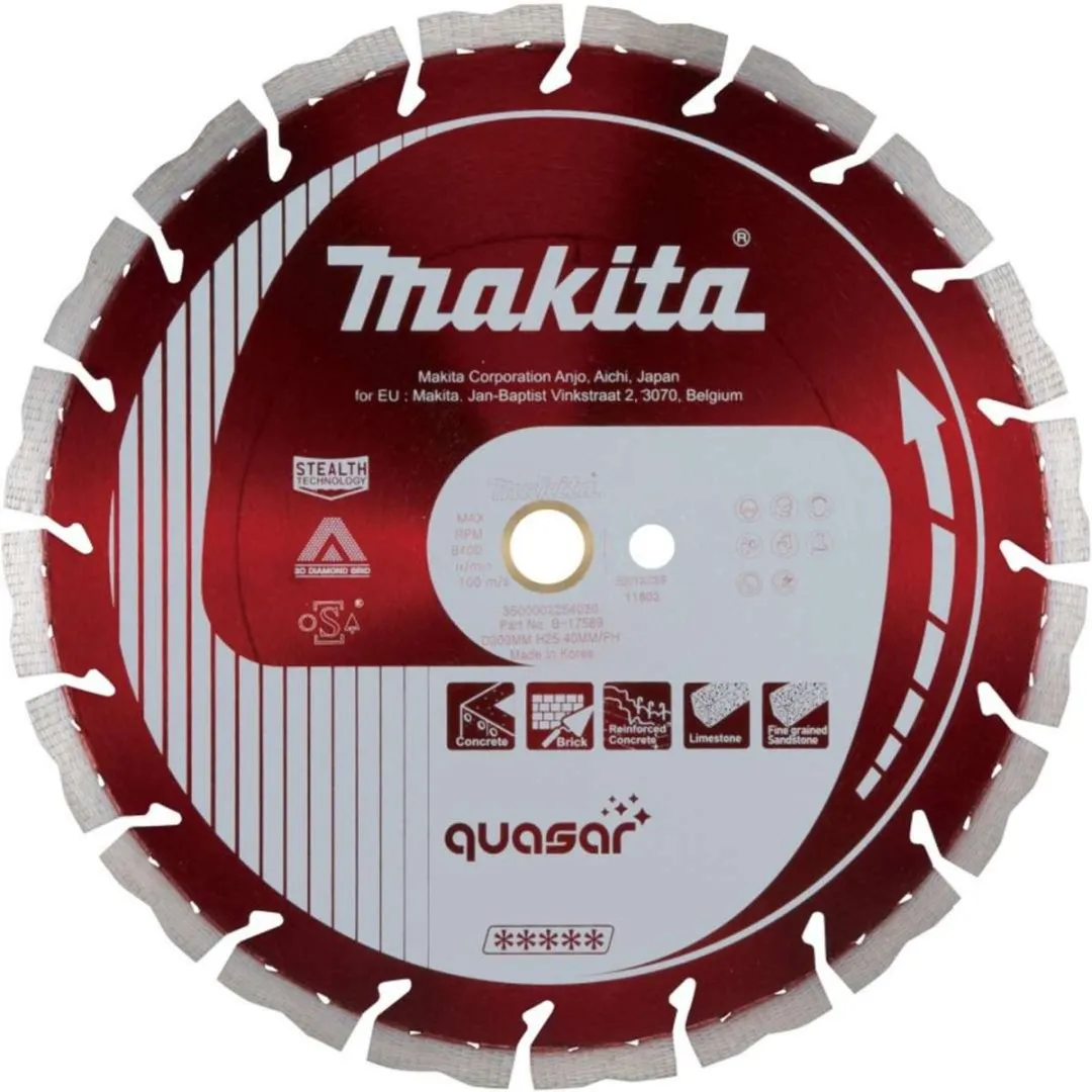 Makita B-17588 Diamantdoorslijpschijf 300x20mm