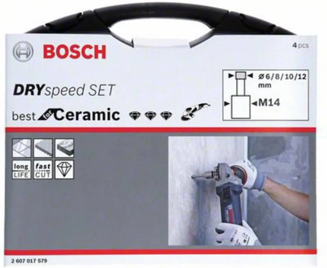 Bosch Professional Diamant Droogboorset 6-12mm - 4 Stuks - afbeelding 6 van 6