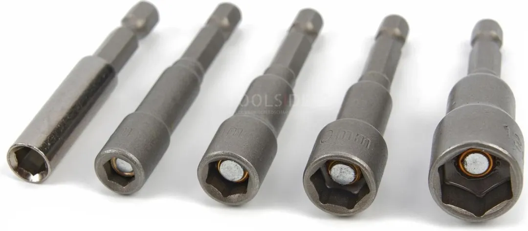 HBM 8-delige Dopsleutelset 27mm - Bitadapterset