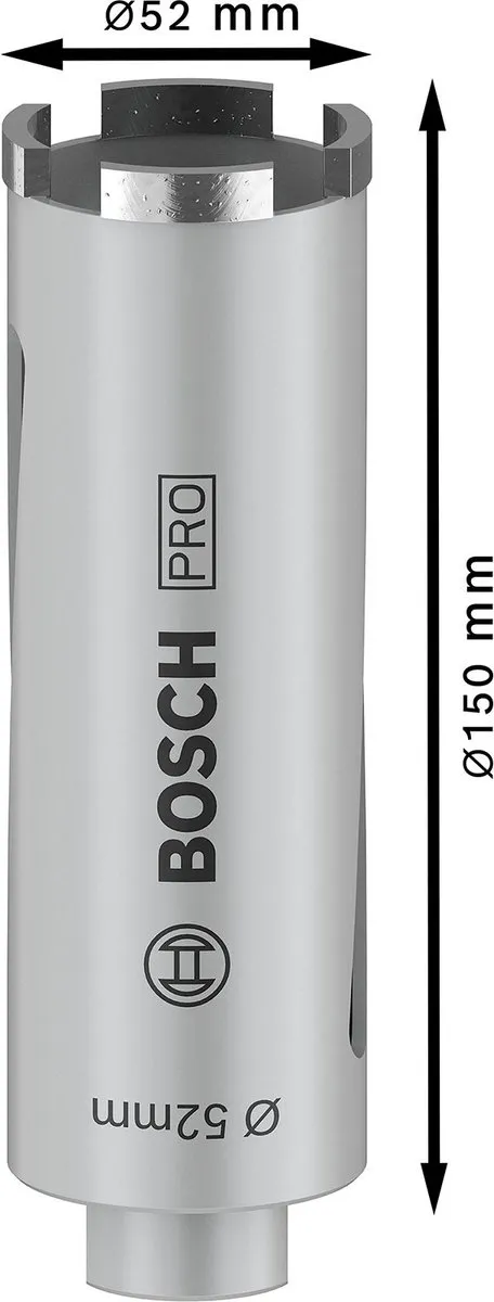 Bosch Professional Diamantboorkroon 52mm - Beton - afbeelding 3 van 6