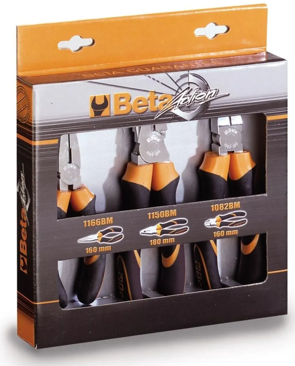 Beta 3-delige Combinatietangen Set 1169