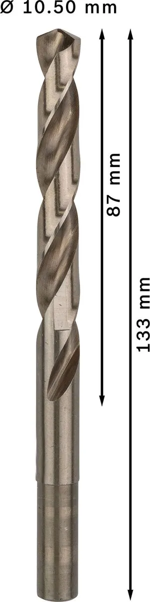 Bosch Professional ST. LINE HSS-CO Metaalboren 10.5mm - 5 Stuks