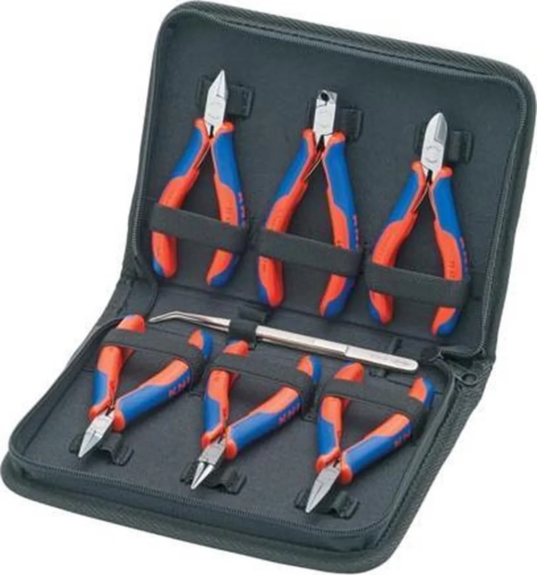 Knipex 00 20 16 Elektronicatangenset 6-delig - Precisie-pincet