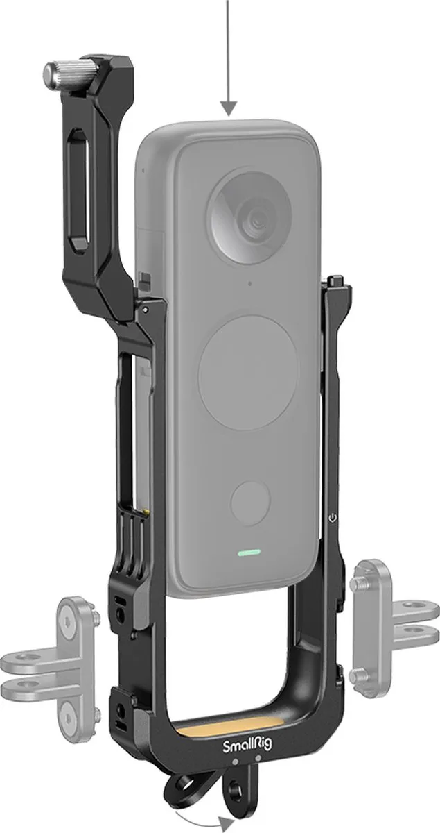 Insta360 One X2 SmallRig Cage P.X2DGNK01 - Montageklem - Zwart - afbeelding 6 van 6