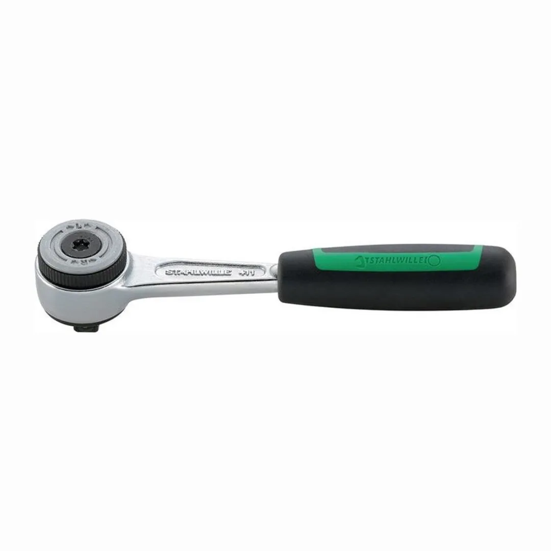 Stahlwille 411-2K Omschakelratel 1/4" 118mm