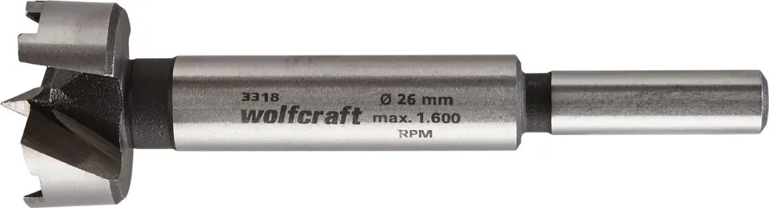 Wolfcraft Forstnerboor 26mm Hout - 3318000