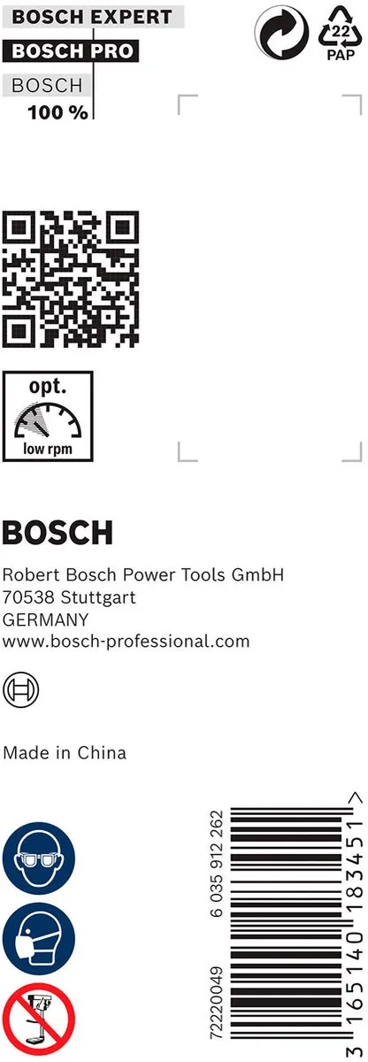 Bosch Professional Slangenboor 26x235mm Hout - 20mm